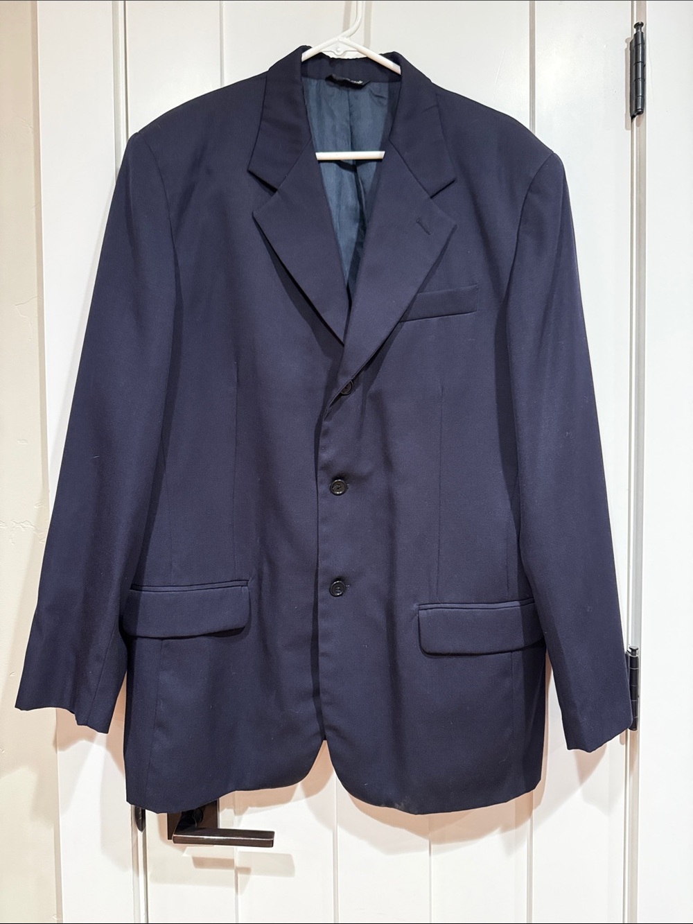 GAP Classic Men's Navy Blue Three-Button Blazer